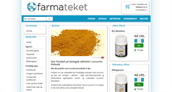Desktop Screenshot of farmateket.no